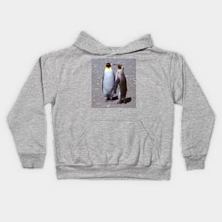 King Penguin Conversation, 'Oh no! I don't think so.' Kids Hoodie